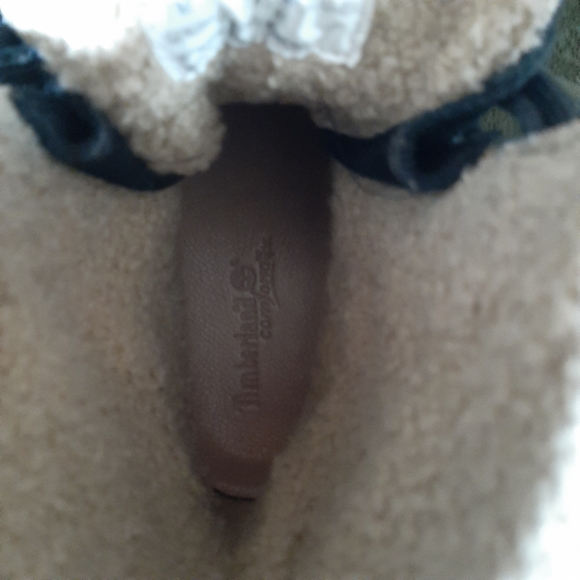 *SOLD* Timberland Suede Sherpa Lined Lace Up Ankle Boots 61355 - Picture 7 of 13